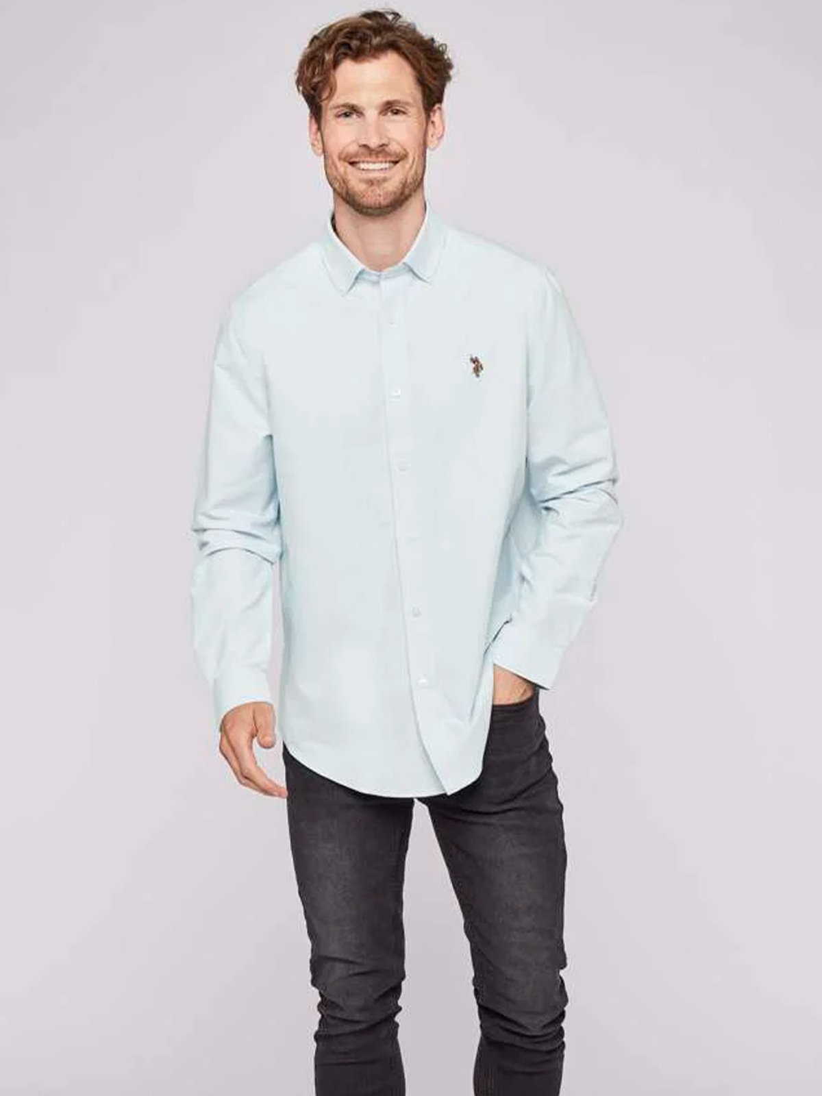 U.S. Polo Assn. Armin Oxford Regular Shirt Light Blue