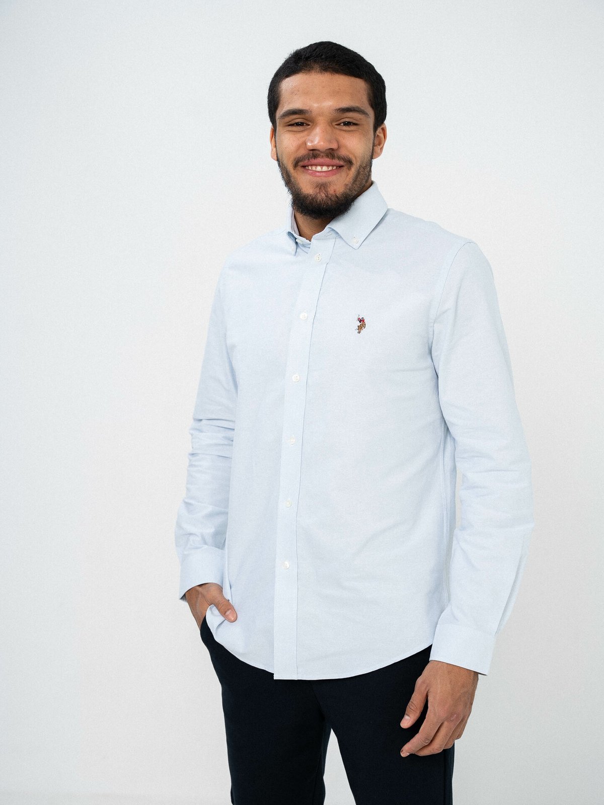 U.S. Polo Assn. Armin Oxford Regular Shirt Light Blue