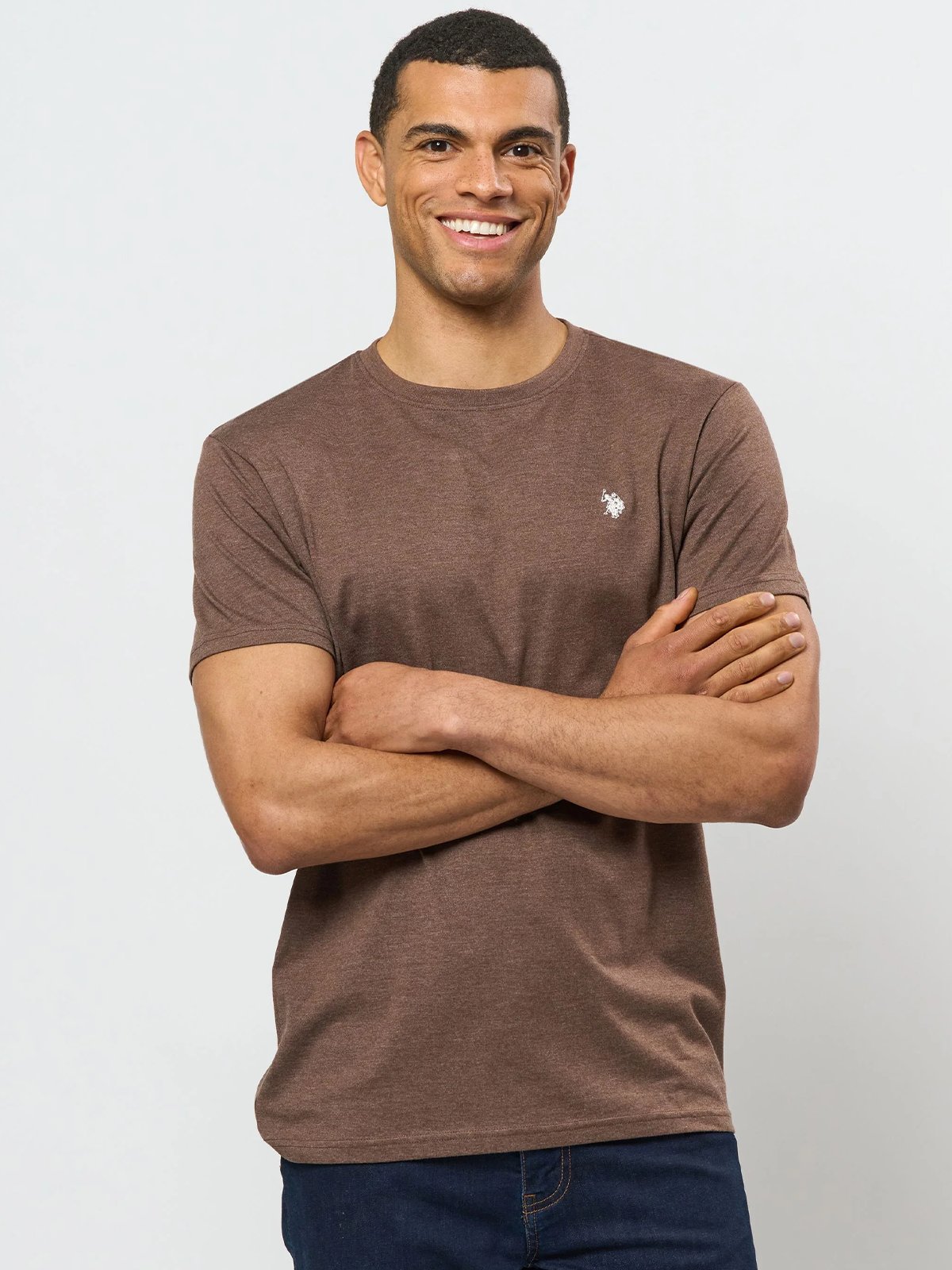 U.S. Polo Assn. Arjun T-shirt Chestnut Melange