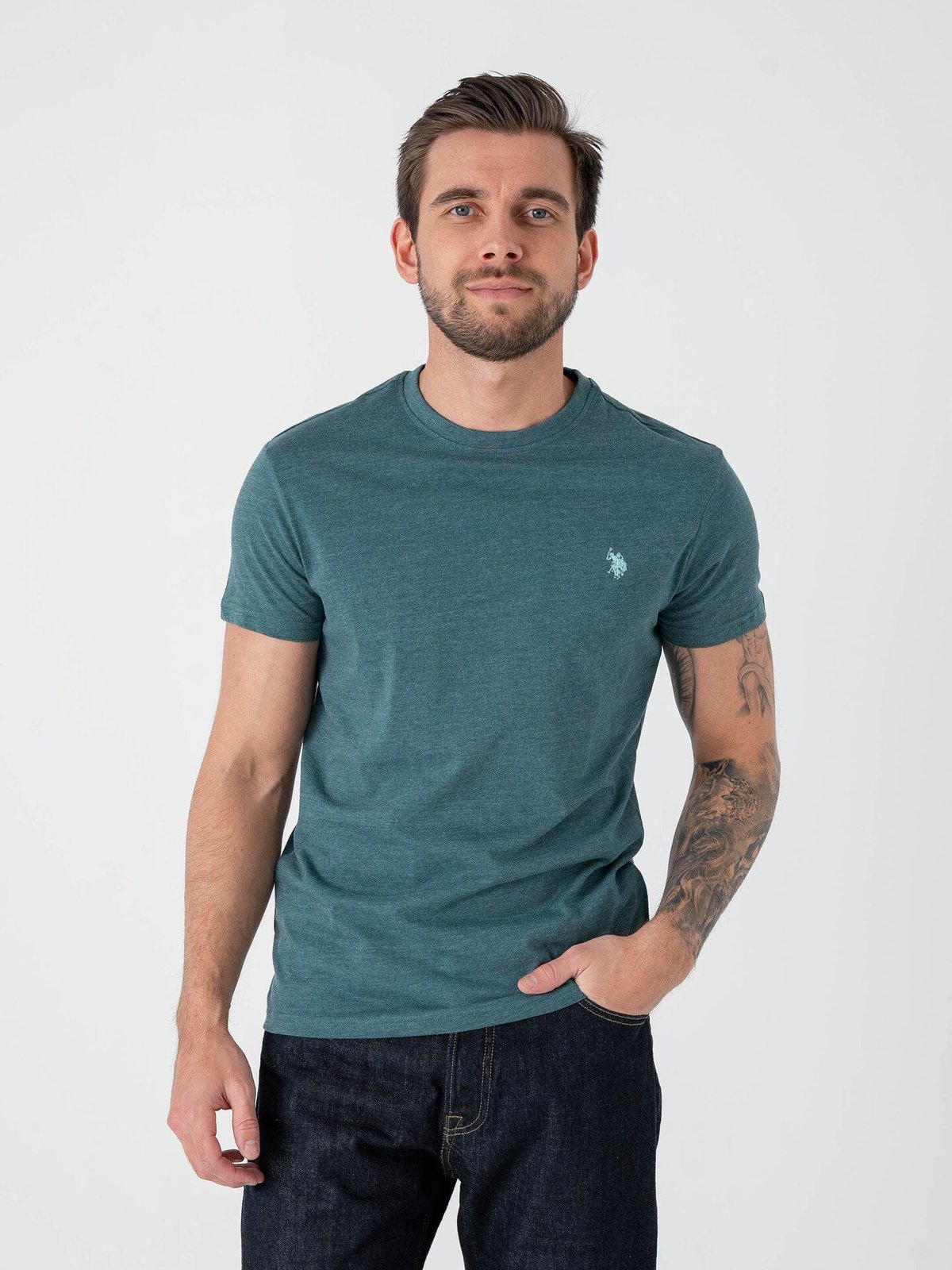 U.S. Polo Assn. Arjun T-shirt Mediterranea Melange