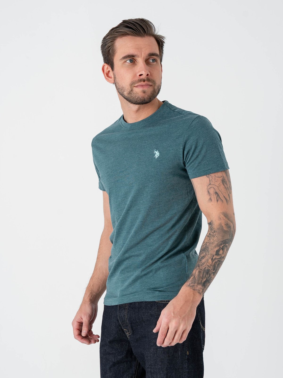 U.S. Polo Assn. Arjun T-shirt Mediterranea Melange