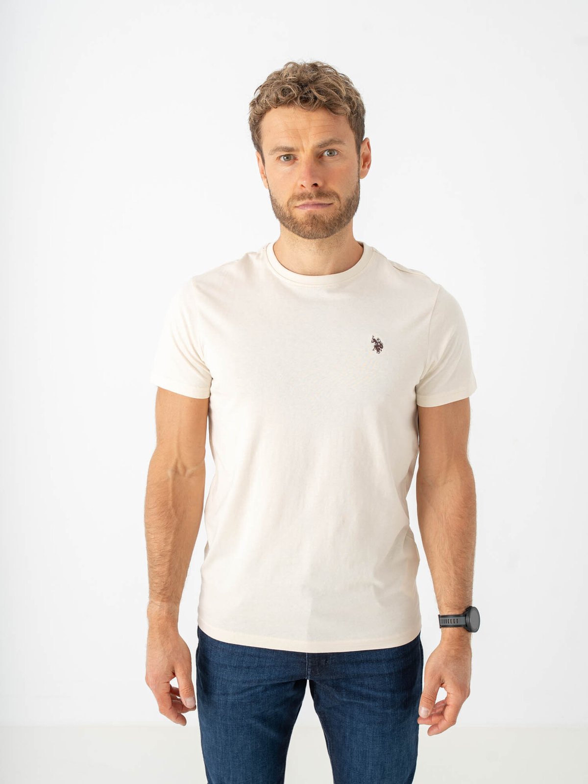 U.S. Polo Assn. Arjun T-shirt Whitecap Gray