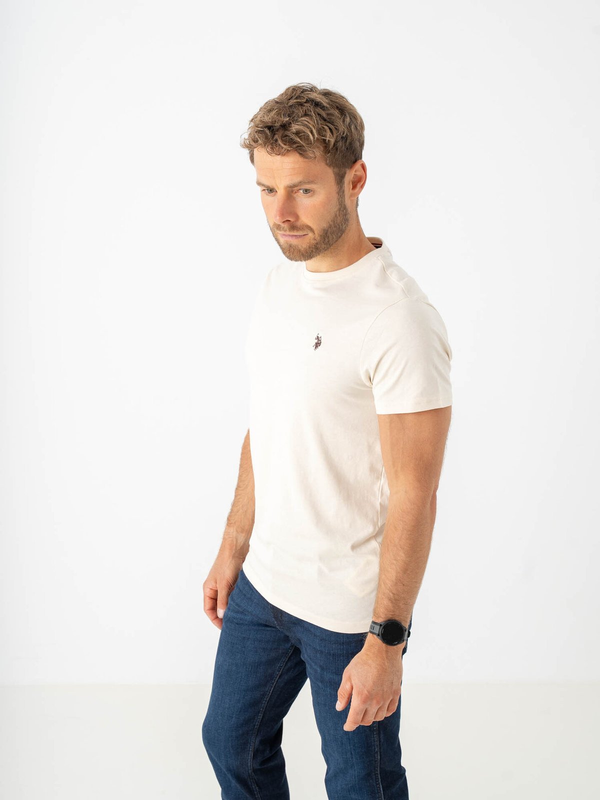 U.S. Polo Assn. Arjun T-shirt Whitecap Gray