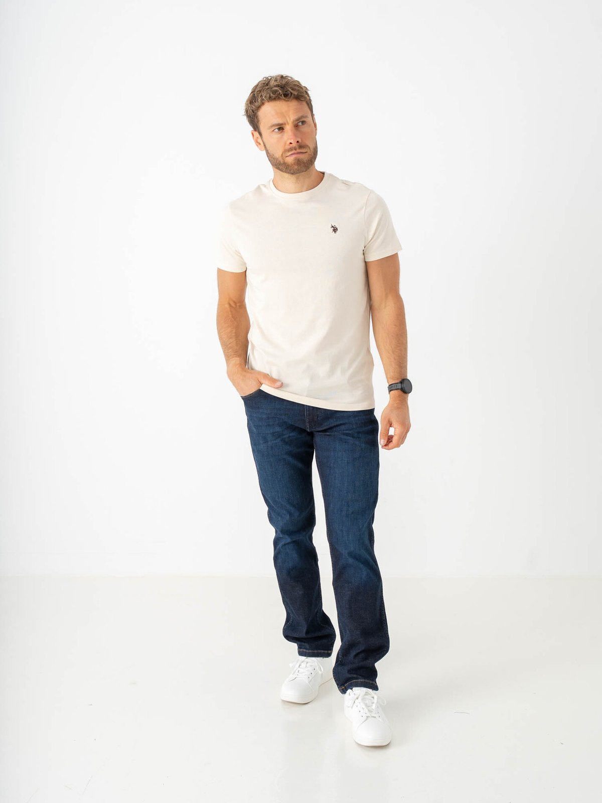 U.S. Polo Assn. Arjun T-shirt Whitecap Gray