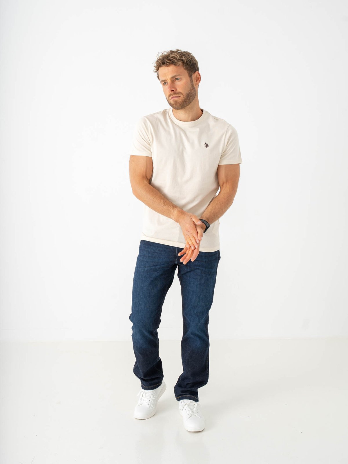 U.S. Polo Assn. Arjun T-shirt Whitecap Gray