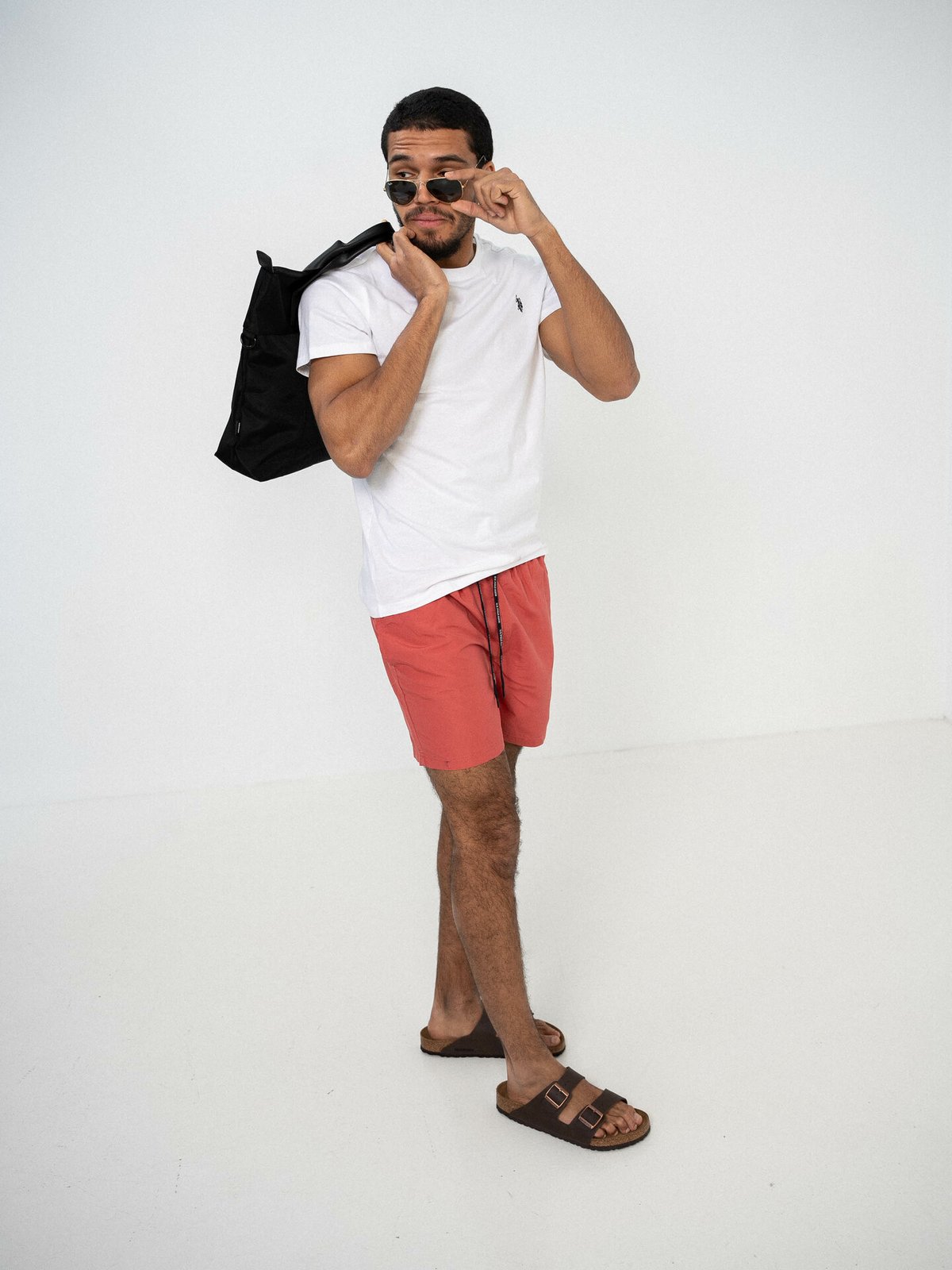 U.S. Polo Assn. Aza Swimshorts Mineral Red