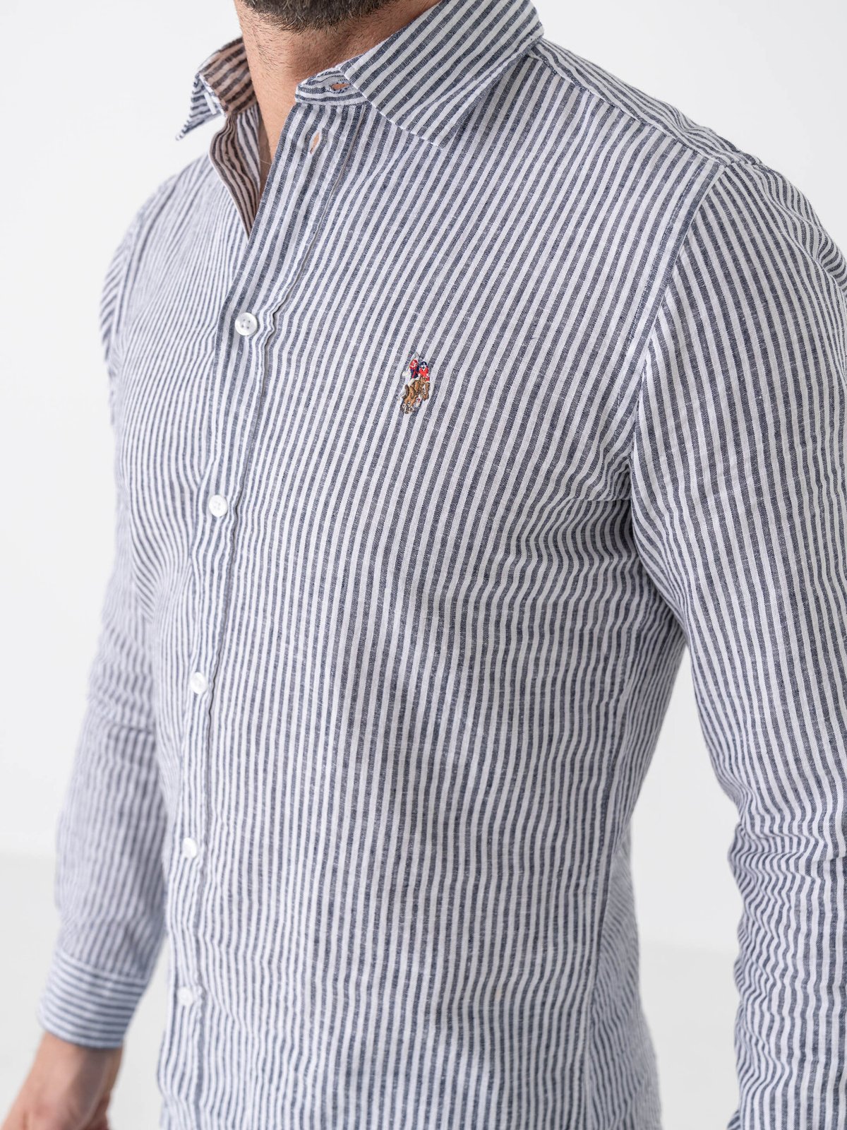 U.S. Polo Assn. Bolt Shirt Dark Sapphire Stripe