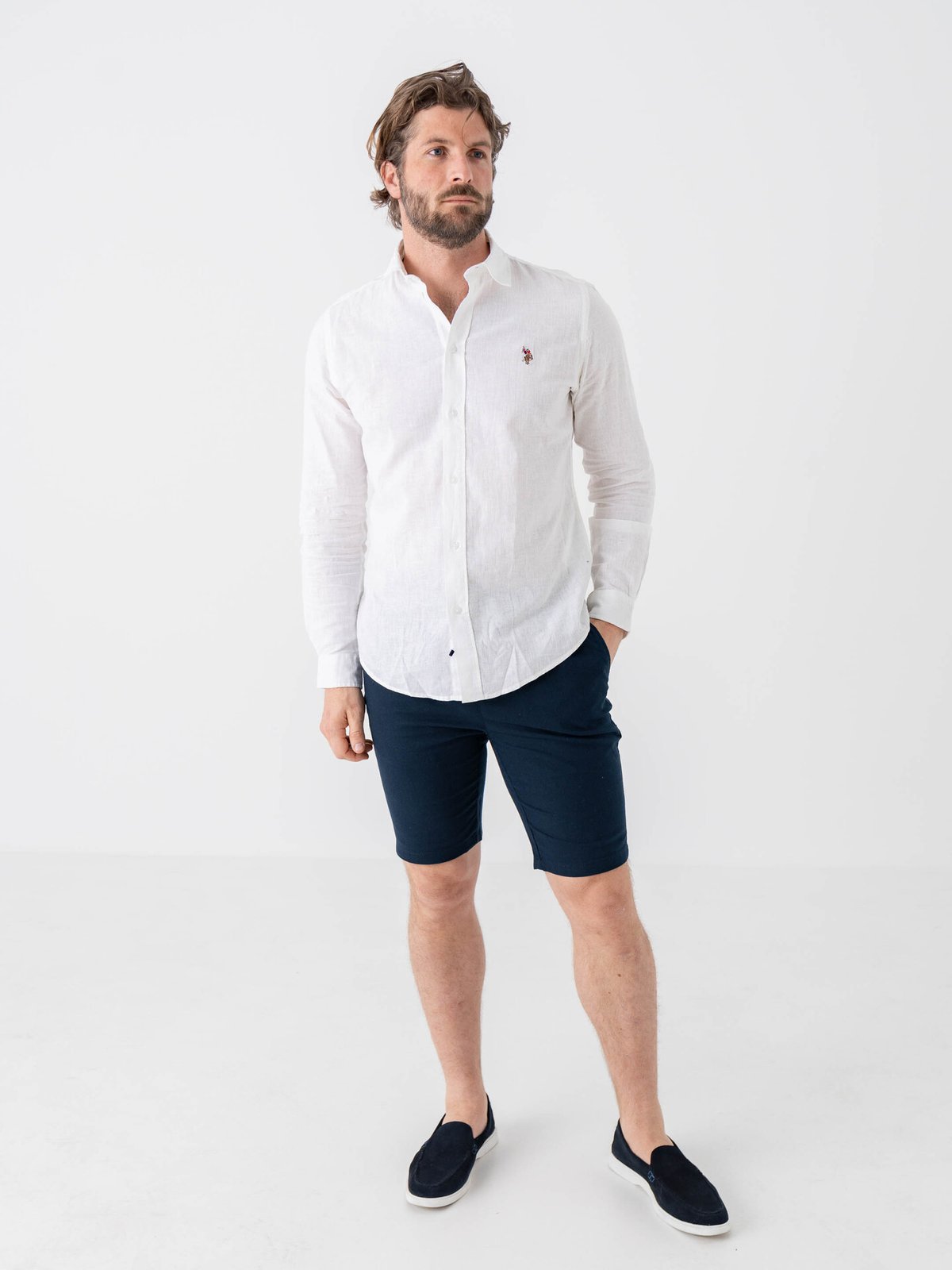 U.S. Polo Assn. Bolt Shirt White