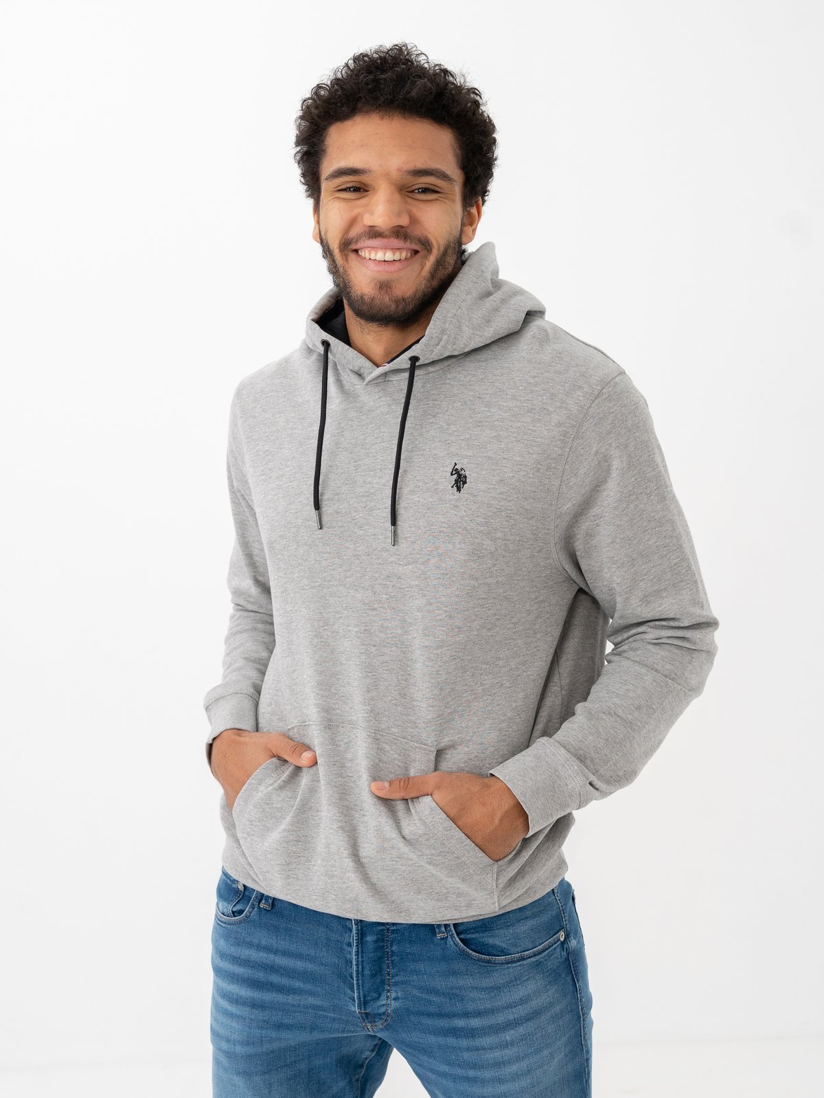 U.S. Polo Assn. Sweatshirt Brayden Grey Melange