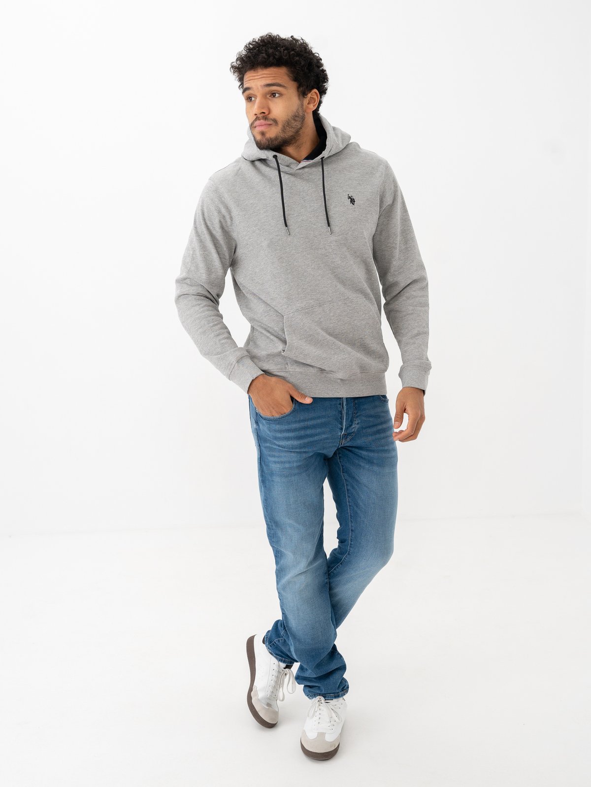 U.S. Polo Assn. Sweatshirt Brayden Grey Melange