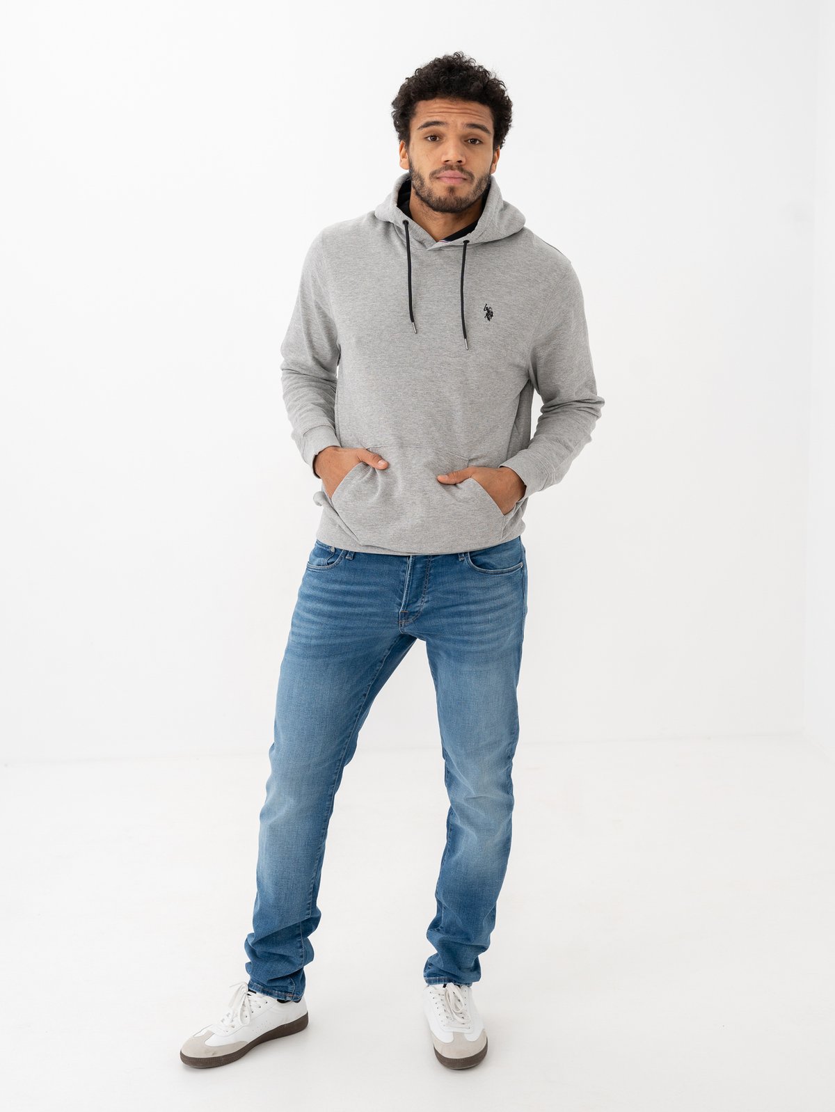 U.S. Polo Assn. Sweatshirt Brayden Grey Melange