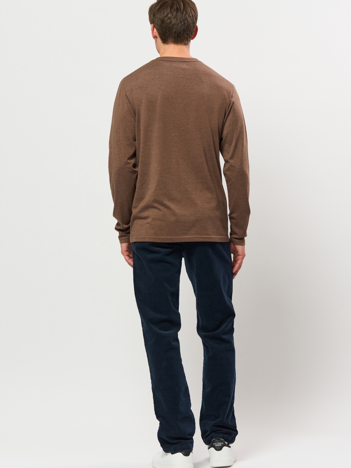 U.S. Polo Assn. Brolin T-Shirt Long Sleeve Chestnut Melange
