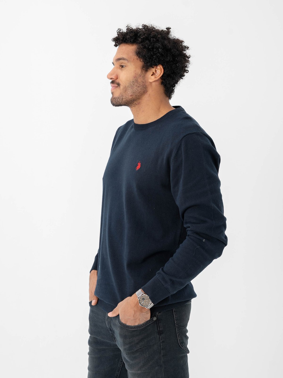 U.S. Polo Assn. Brolin T-Shirt Long Sleeve Dark Sapphire