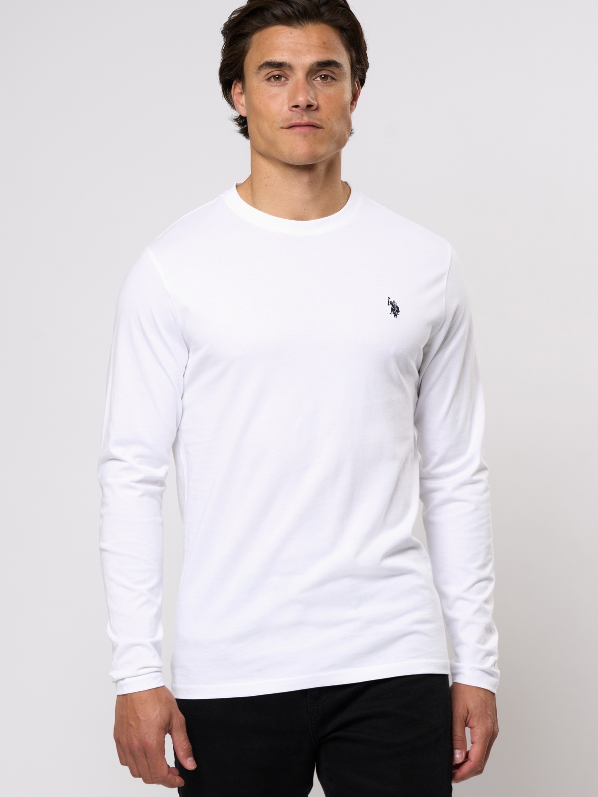 U.S. Polo Assn. Brolin T-Shirt Long Sleeve White
