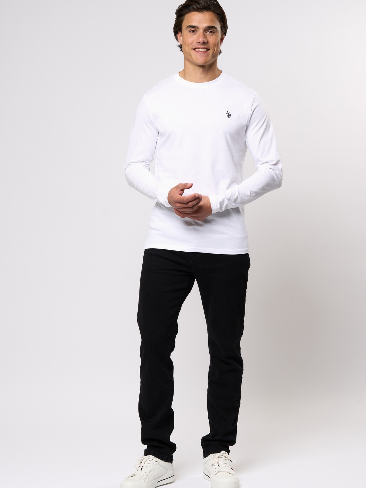 U.S. Polo Assn. Brolin T-Shirt Long Sleeve White