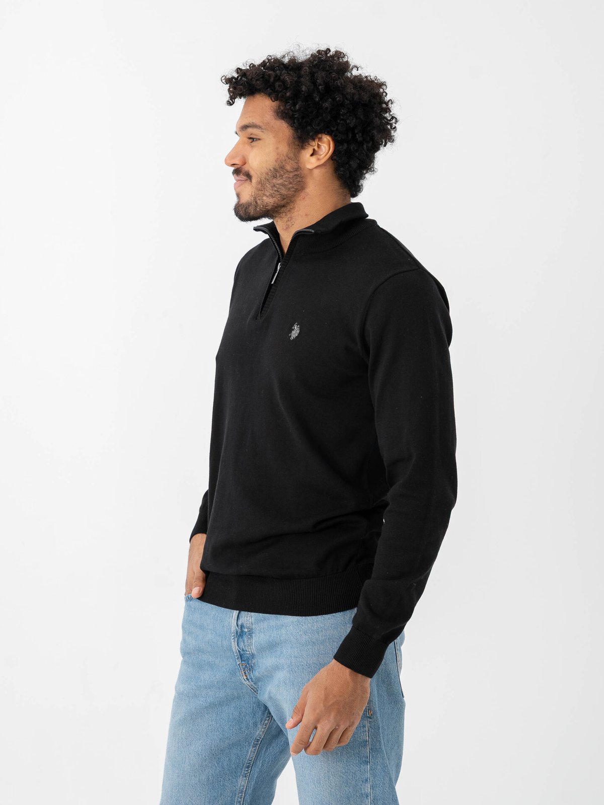 U.S. Polo Assn. Assn. Brison Knit Half Zip Tap Shoe