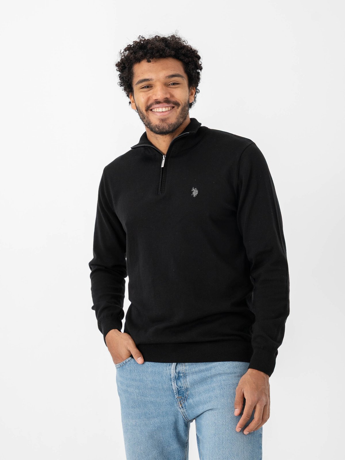 U.S. Polo Assn. Assn. Brison Knit Half Zip Tap Shoe