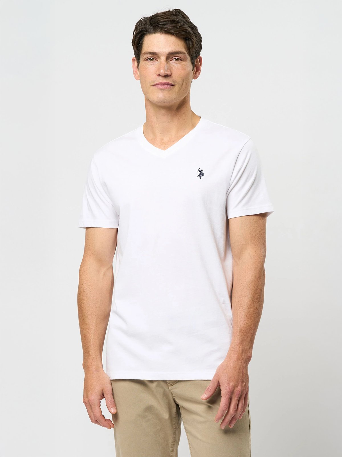 U.S. Polo Assn. Cem T-Shirt V-Neck White