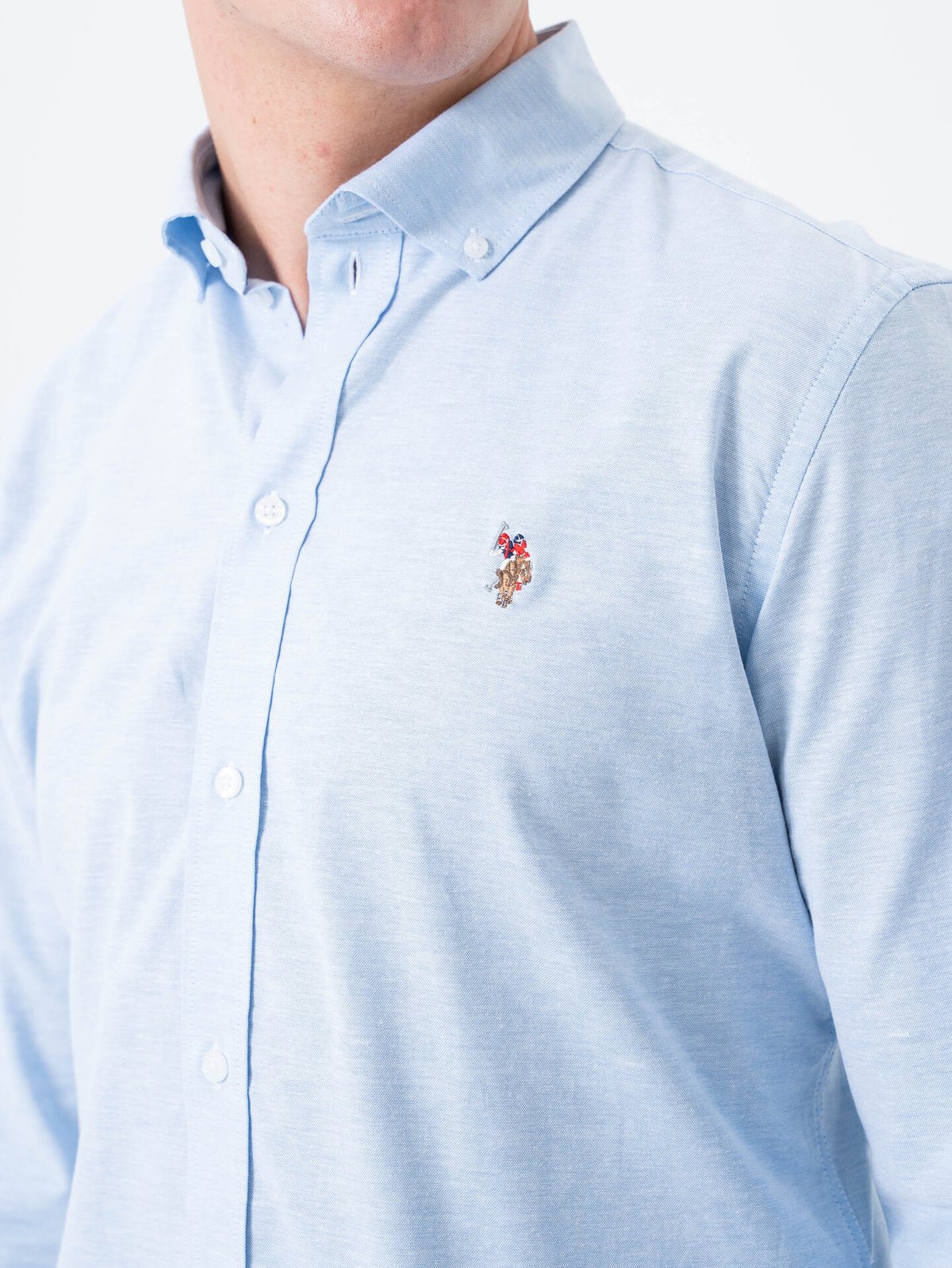 U.S. Polo Assn. Flex Calvert Shirt Regular Light Blue