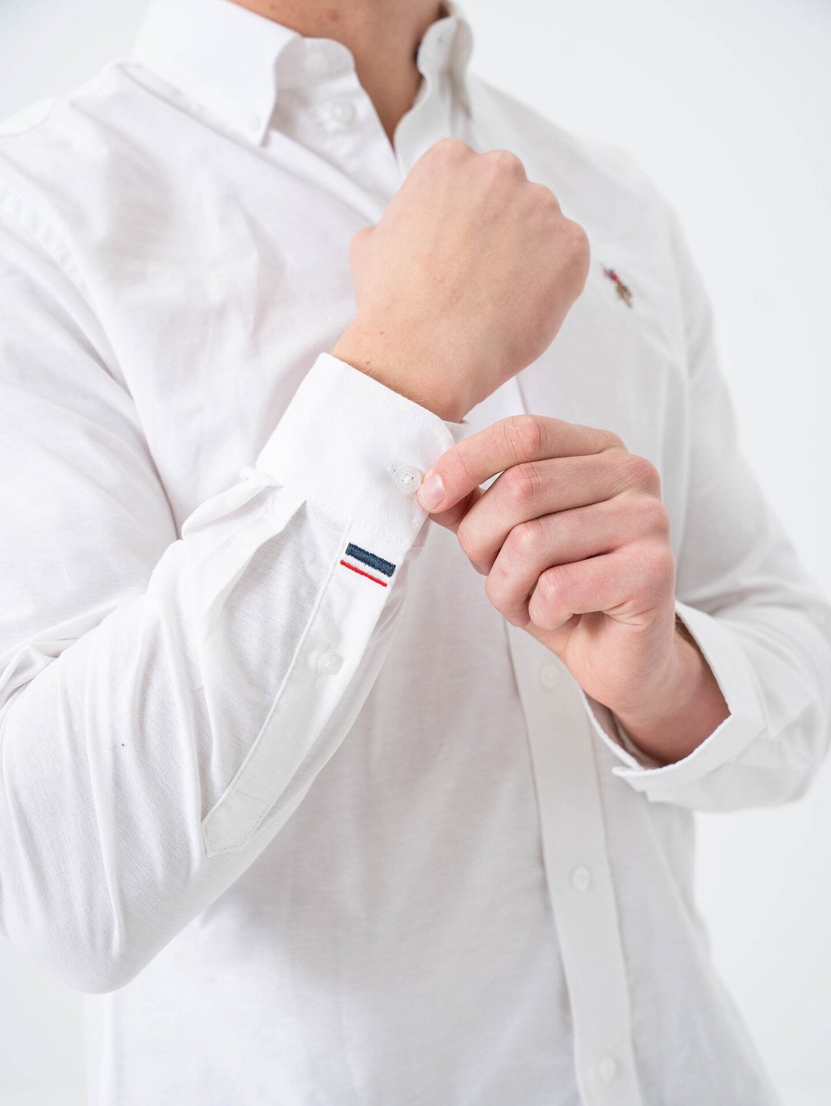 U.S. Polo Assn. Flex Calvert Shirt Regular Bright White