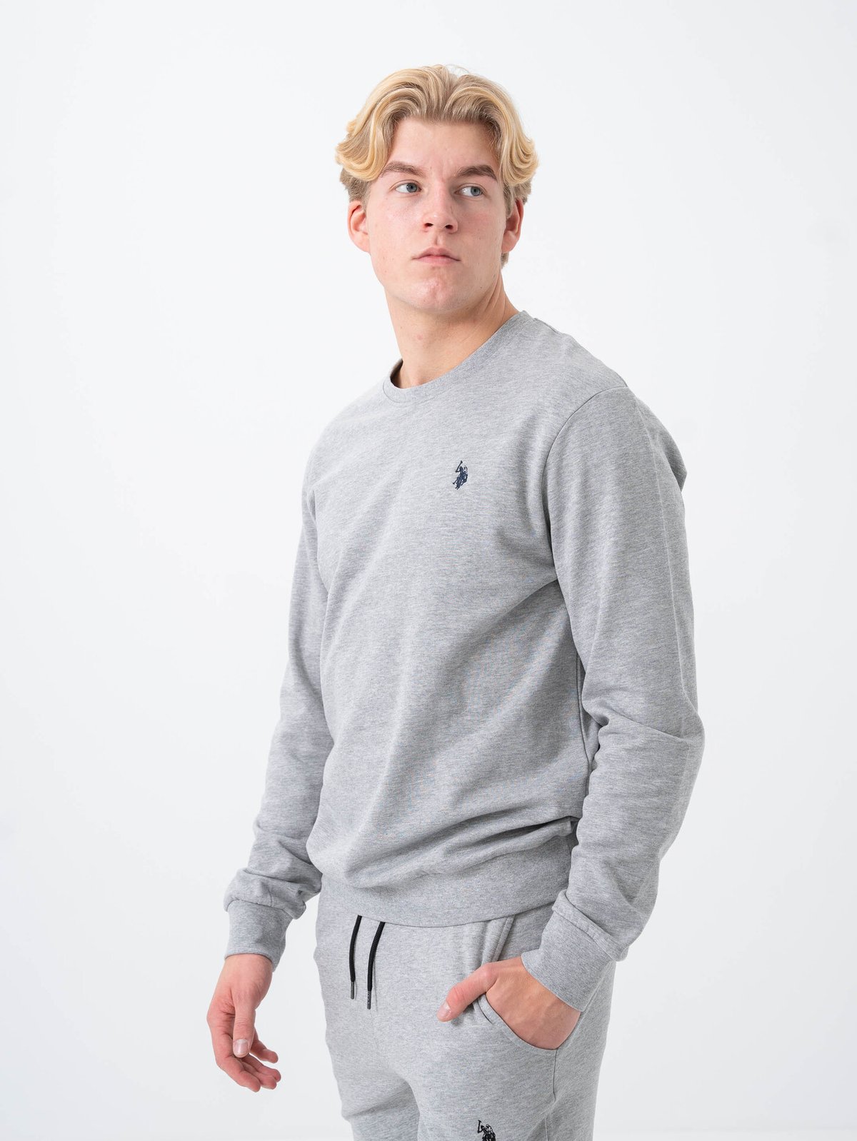 U.S. Polo Assn. Hugo Sweat Grey Melange