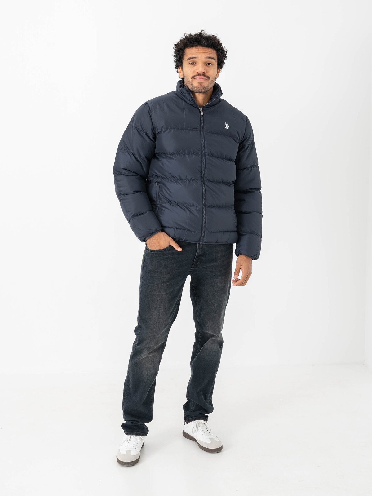 U.S. Polo Assn. Henrik Mid Outerwear Blå