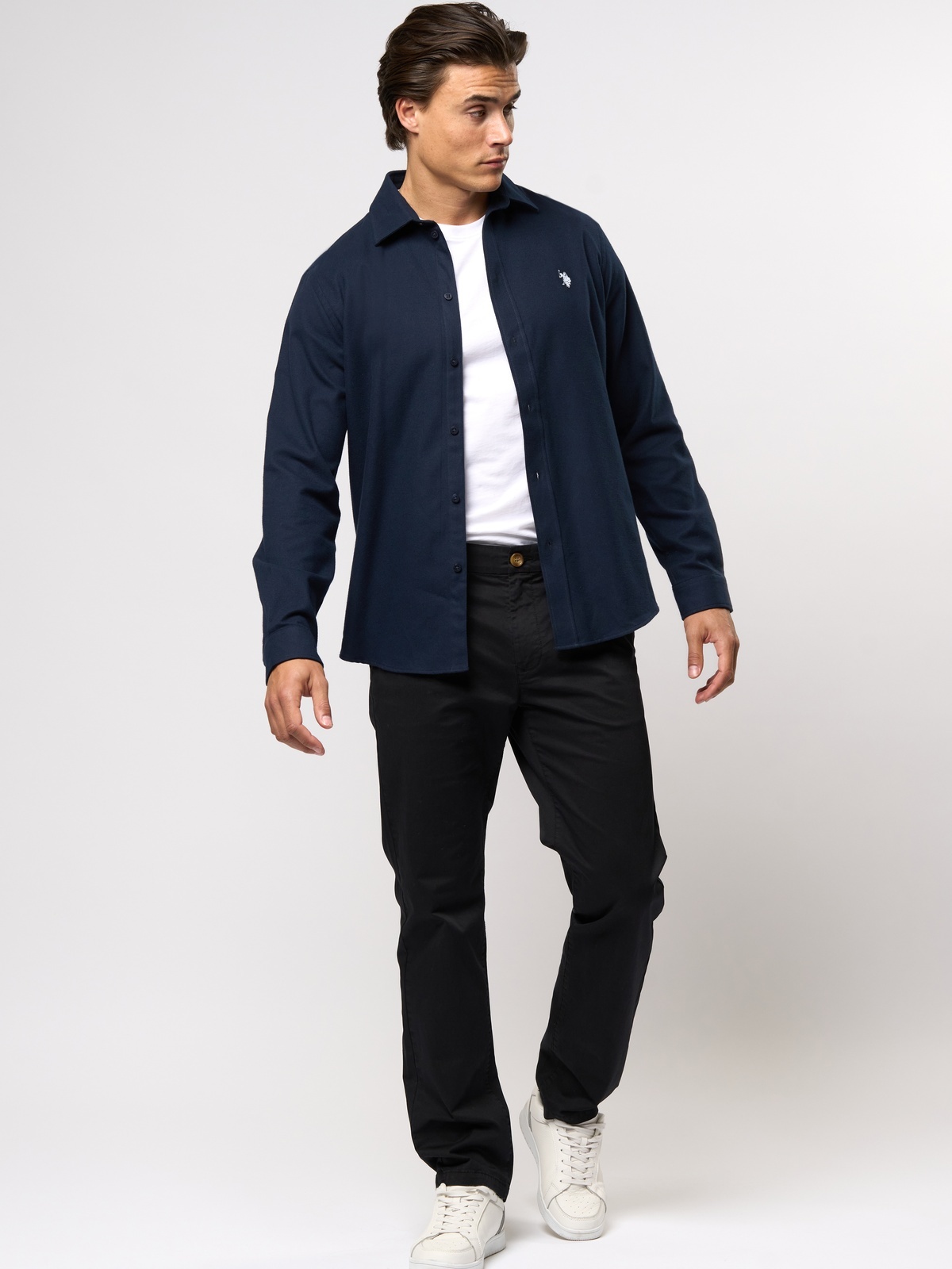 U.S. Polo Assn. Ragn Regular FL Shirt Dark Sapphire