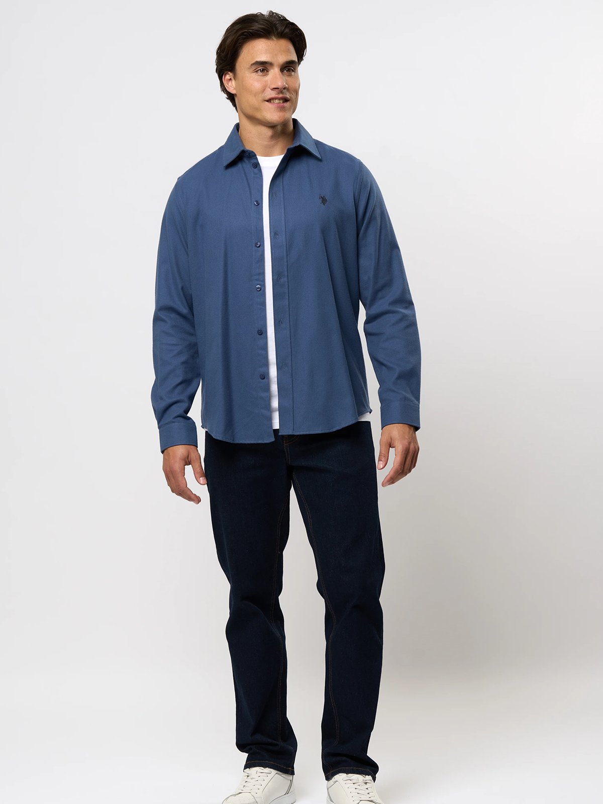 U.S. Polo Assn. Ragn Regular FL Shirt Vintage Indigo