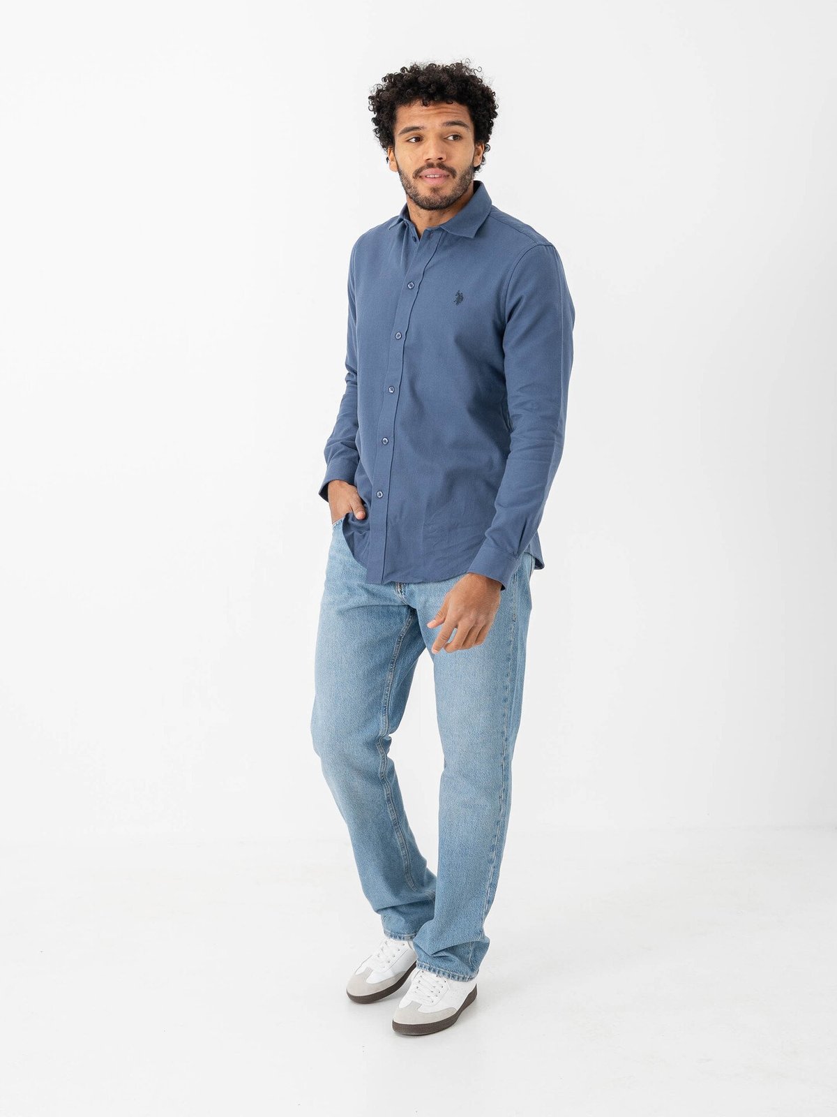 U.S. Polo Assn. Ragn Regular FL Shirt Vintage Indigo