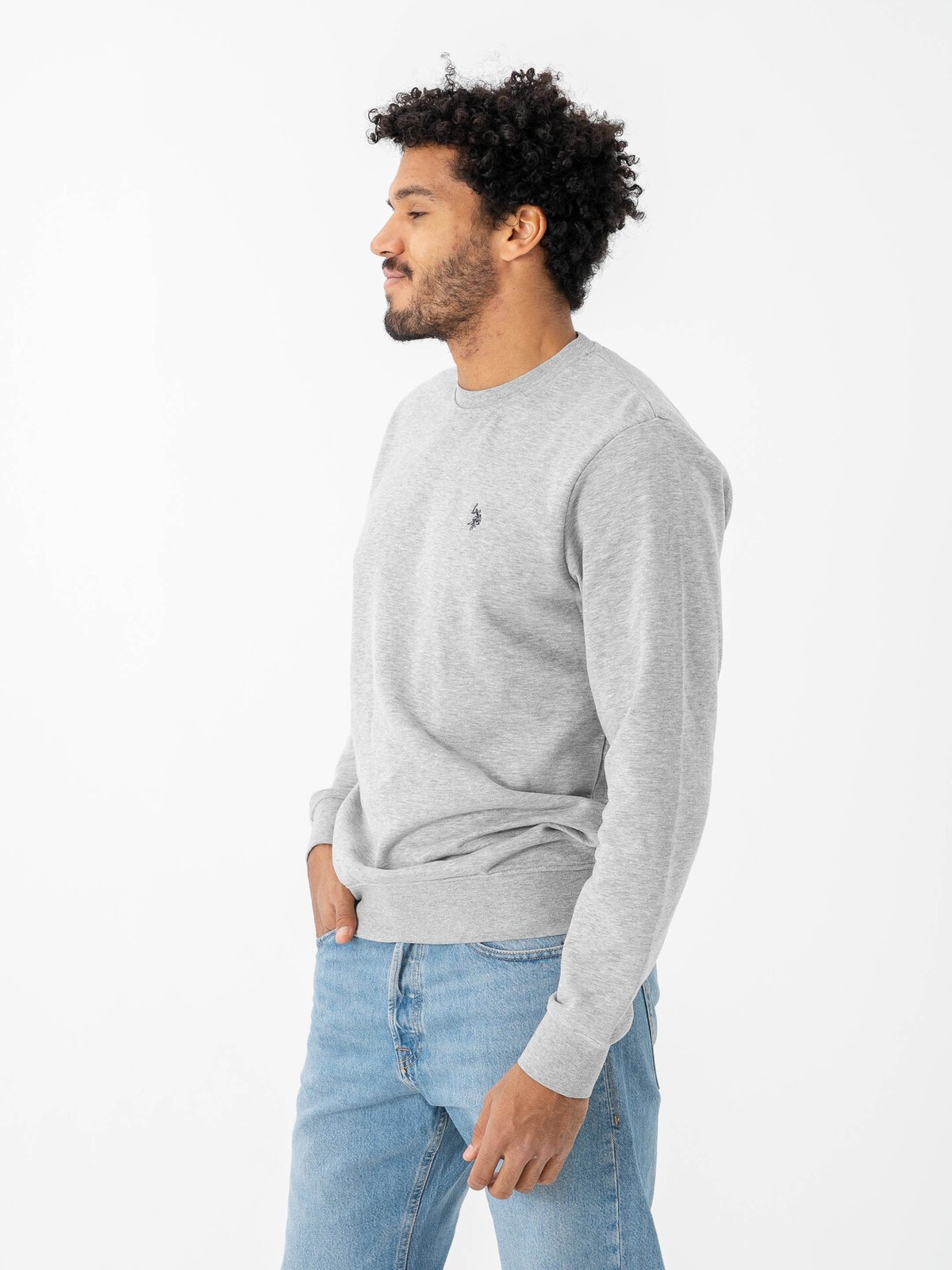 U.S. Polo Assn. Tais Regular Sweat Grey Melange