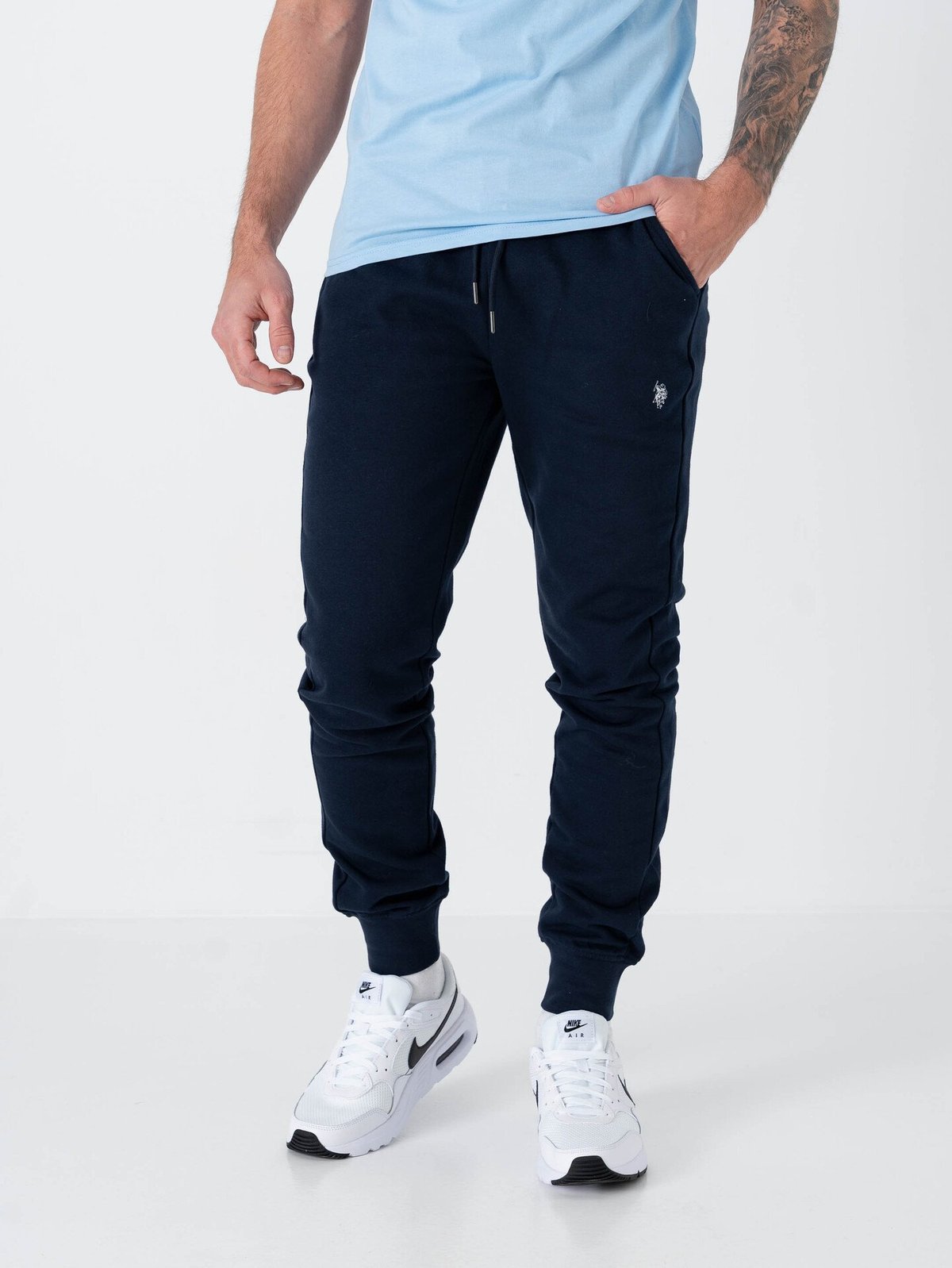 U.S. Polo Assn. Terkel Regular Cotton Sweatpants Dark Sapphire