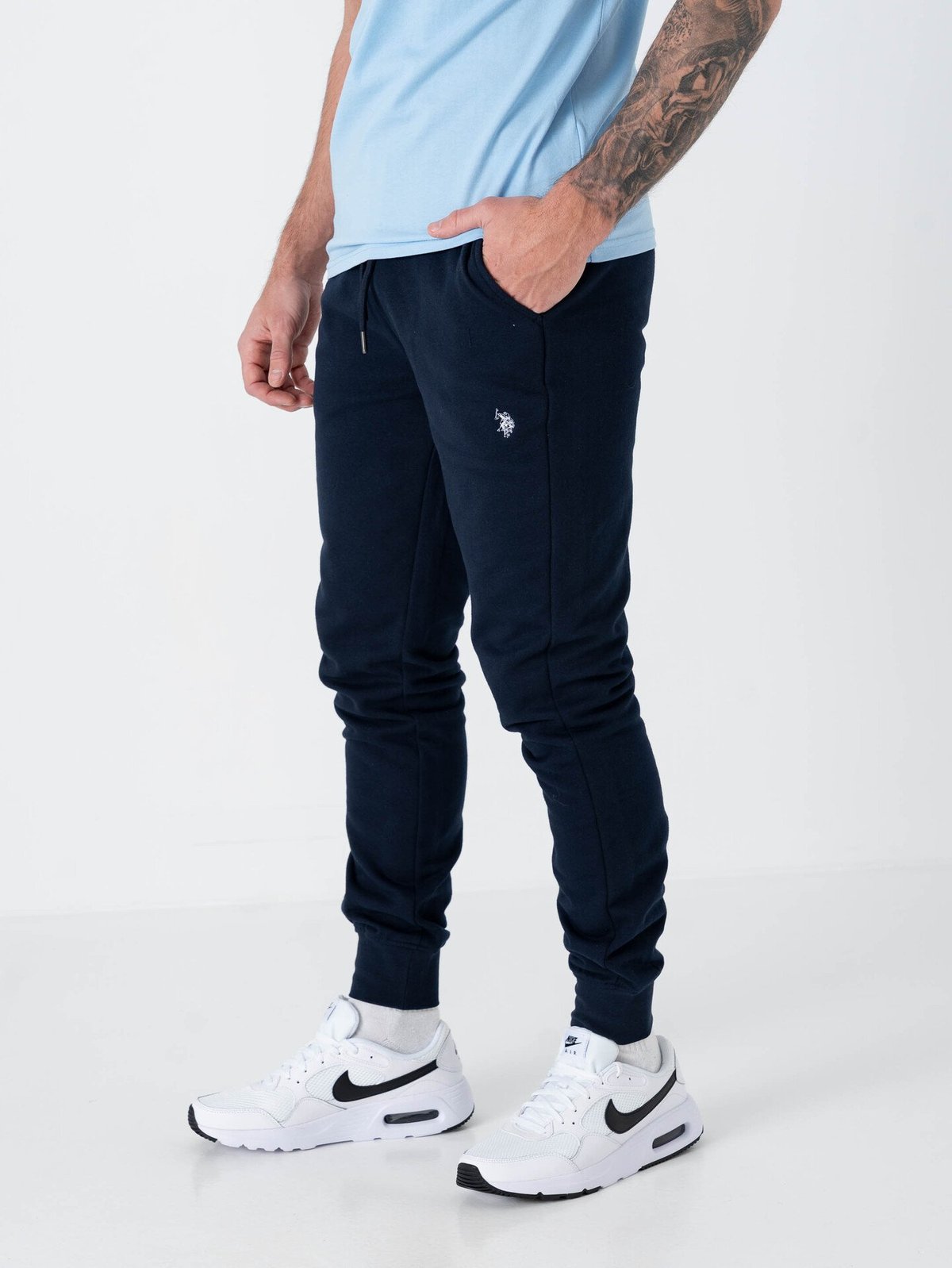 U.S. Polo Assn. Terkel Regular Cotton Sweatpants Dark Sapphire