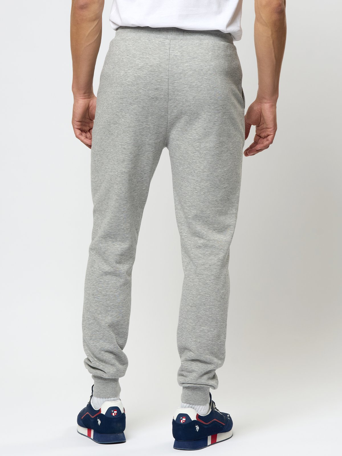 U.S. Polo Assn. Terkel Regular Cotton Sweatpants Grey Mélange
