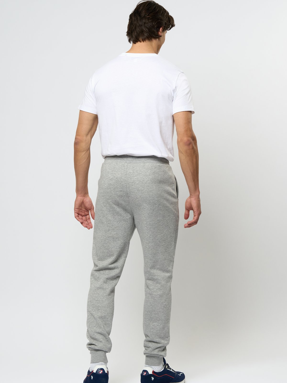 U.S. Polo Assn. Terkel Regular Cotton Sweatpants Grey Mélange