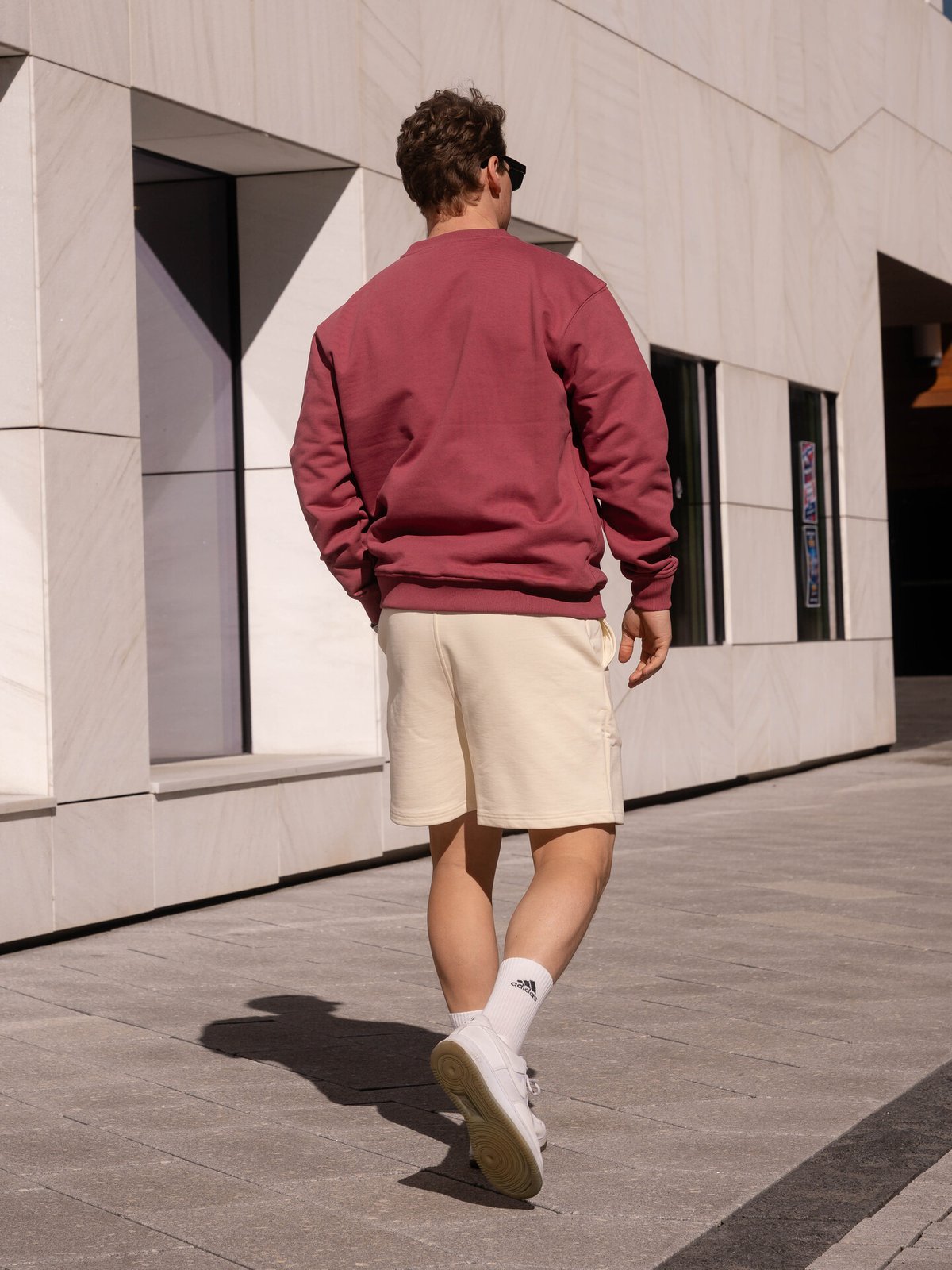 Wardrobe Essentials Crewneck City Maroon