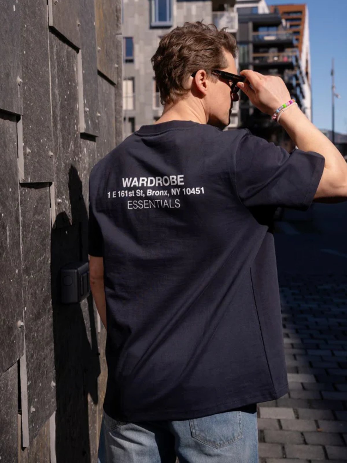 Wardrobe Essentials T-Shirt Logo Navy
