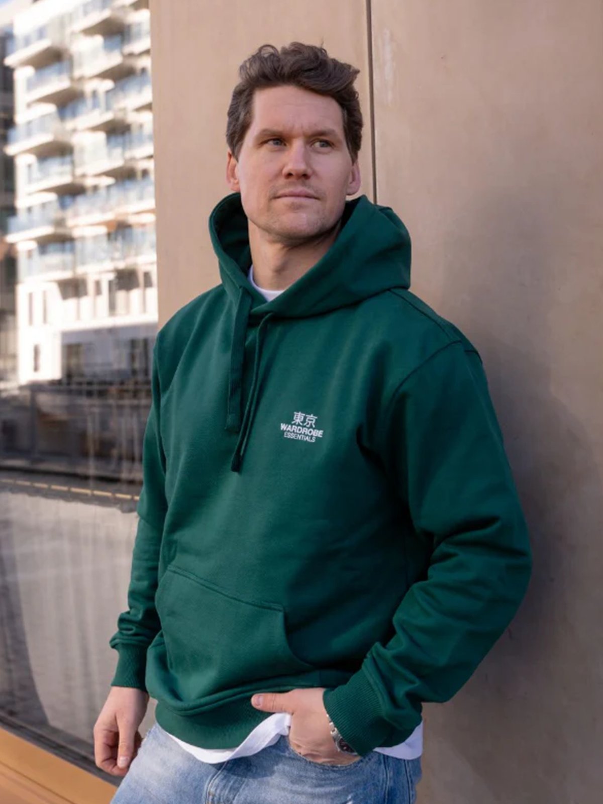 Wardrobe Essentials Hoodie Green