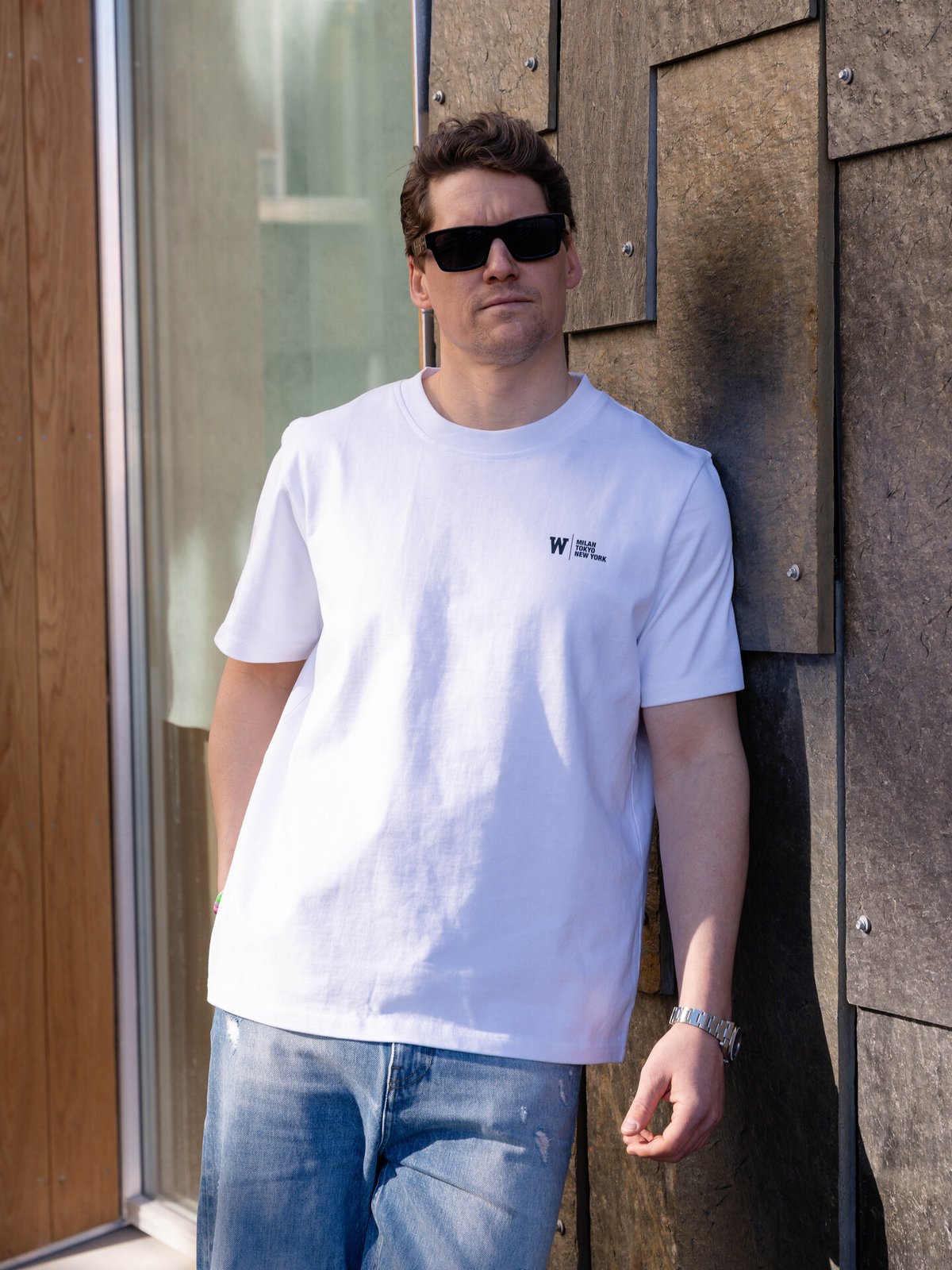 Wardrobe Essentials T-Shirt Rack White