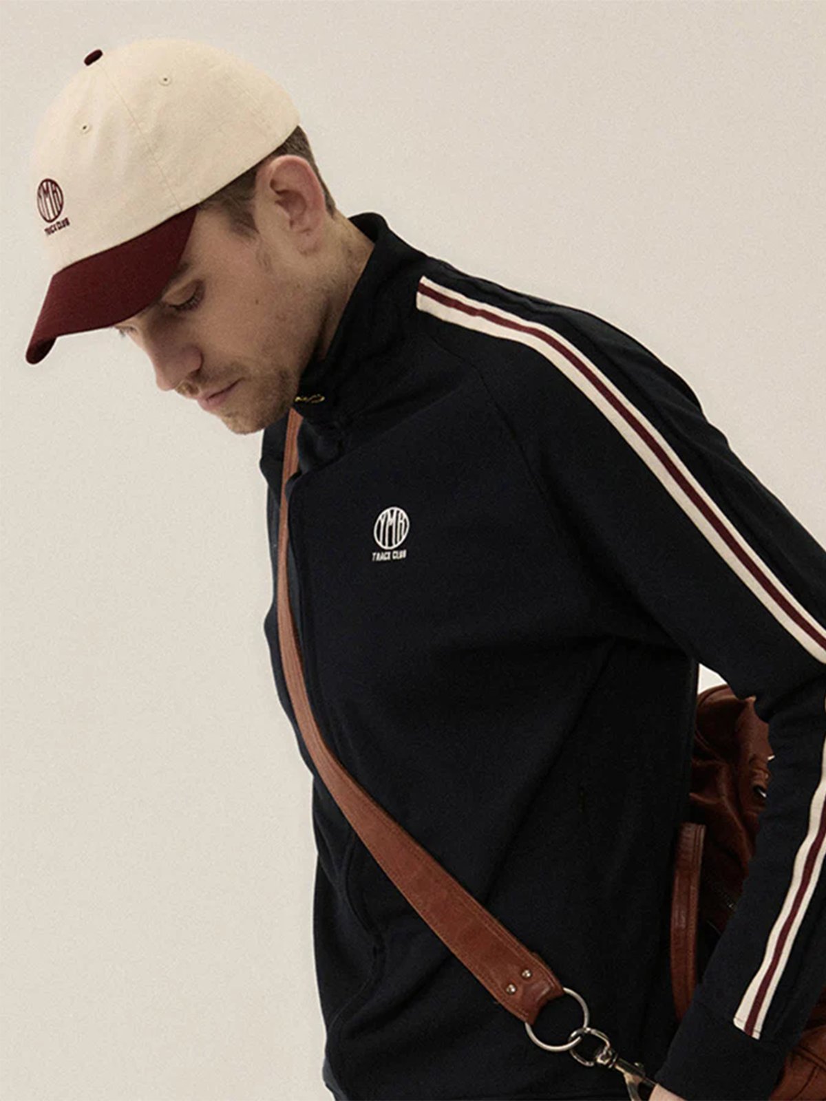YMR Track Club Sandhamn Casual Cap Off-White / Burgundy