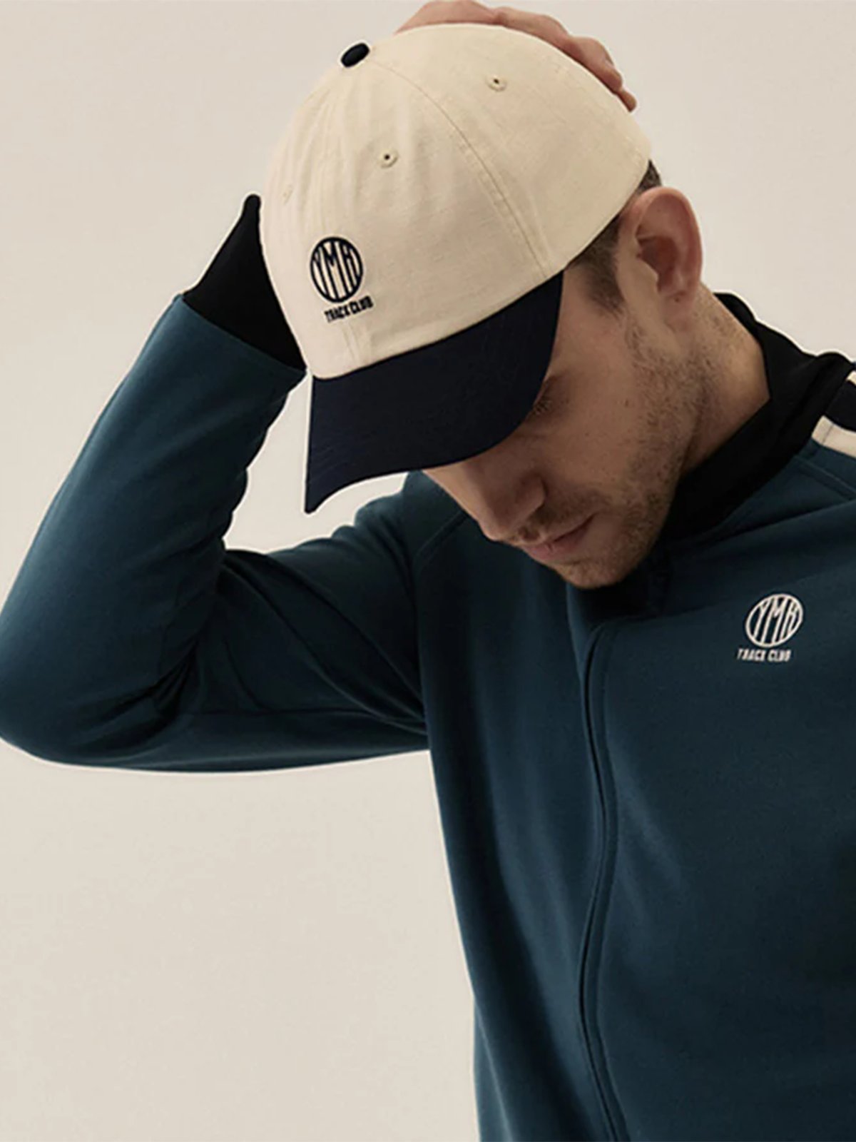 YMR Track Club Sandhamn Casual Cap Off-White / Navy