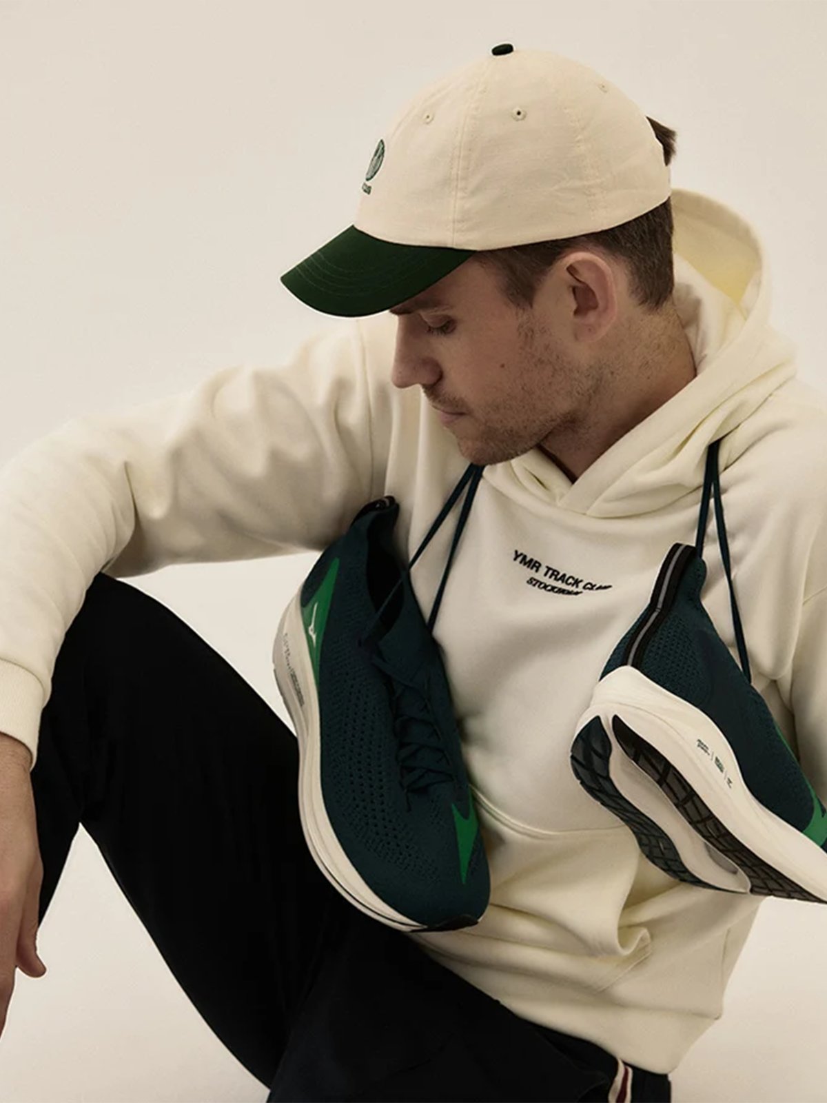 YMR Track Club Sandhamn Unisex Hoodie Off White