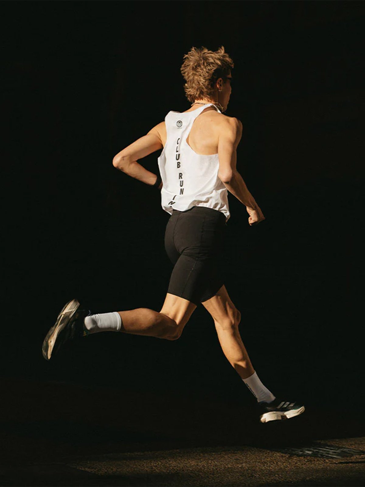 YMR Track Club Stockholm Men's Speed Singlet White