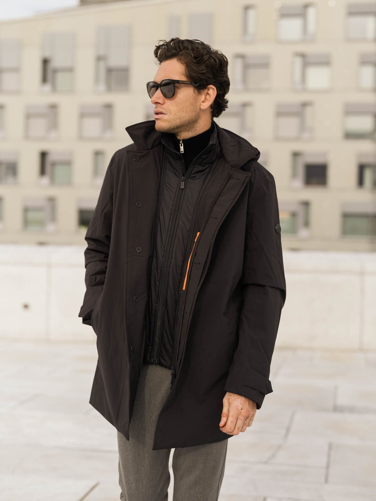 Snoot Rivello Due Coat M Sort