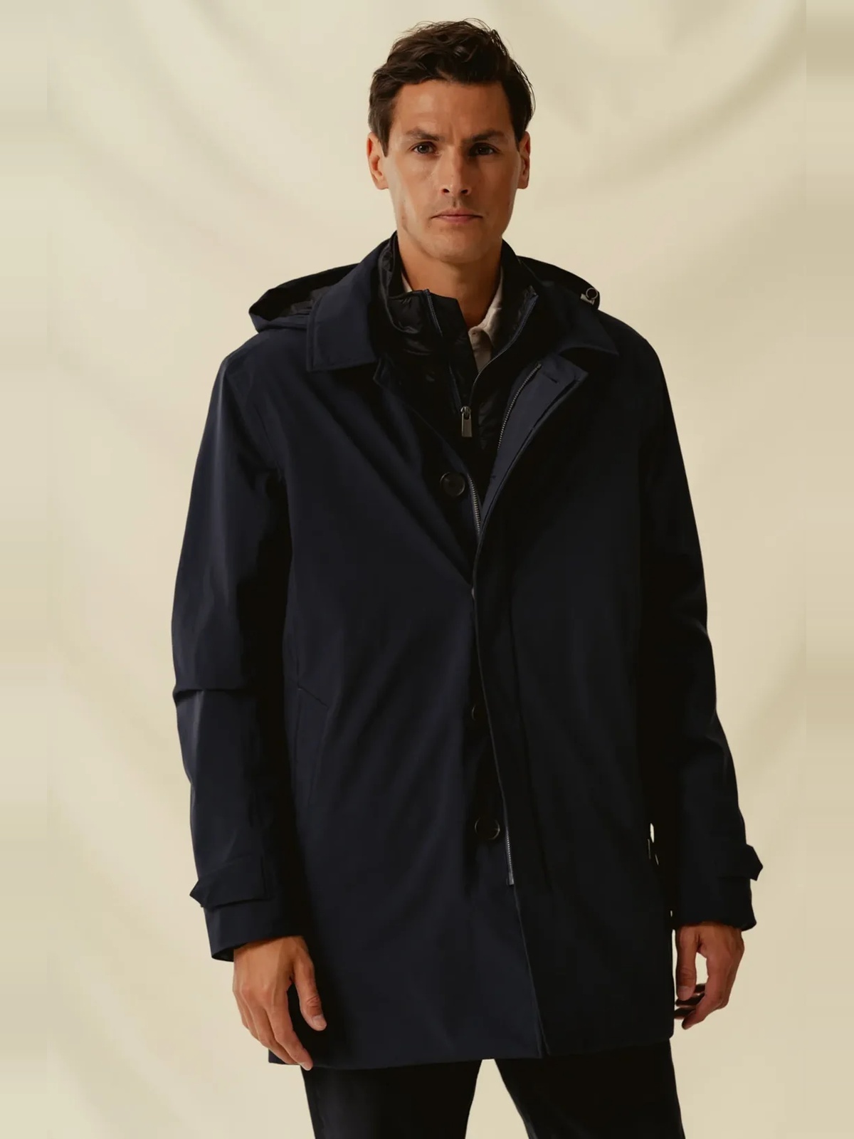 Snoot Rivello Due Coat M Navy