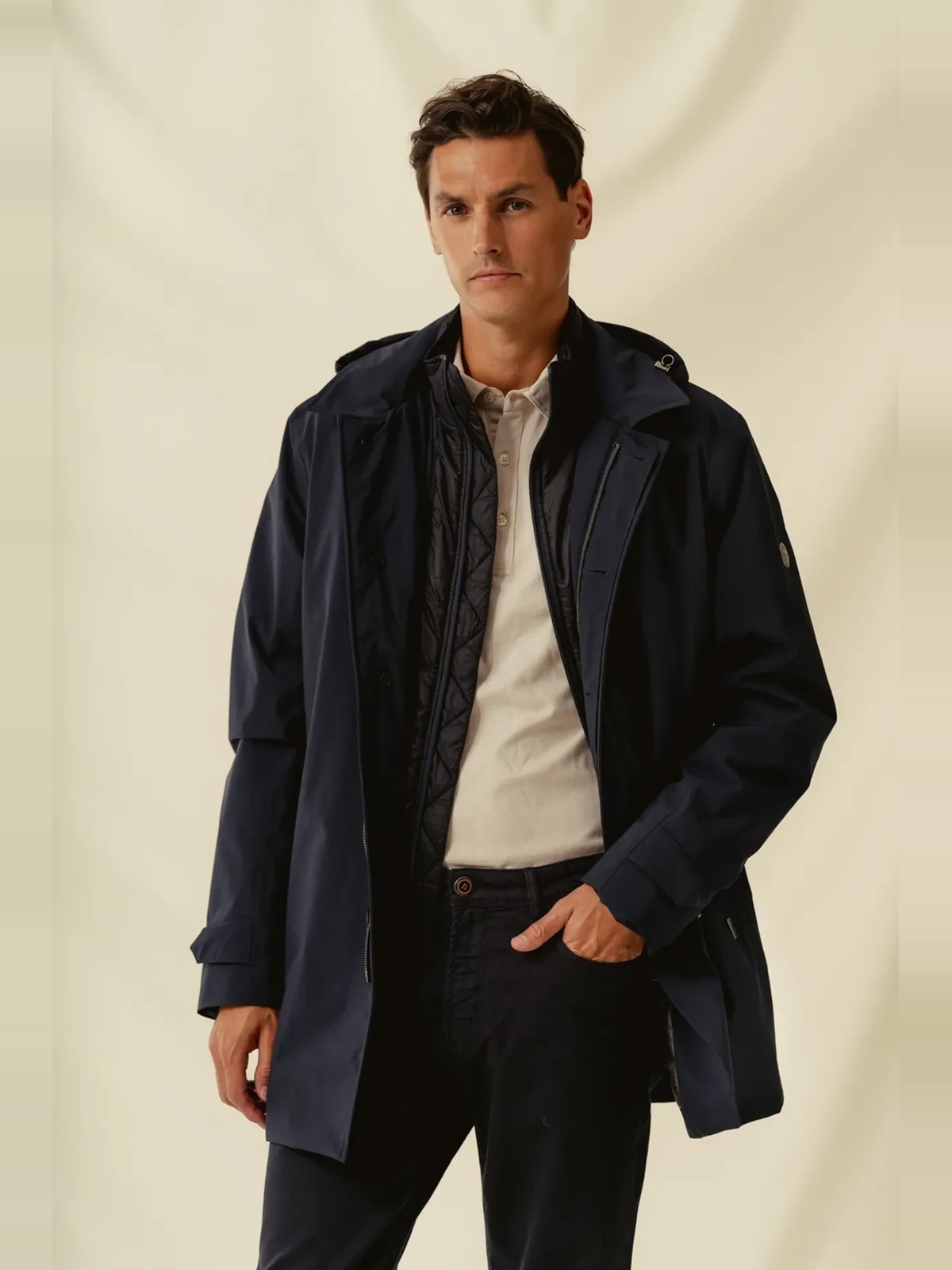 Snoot Rivello Due Coat M Navy