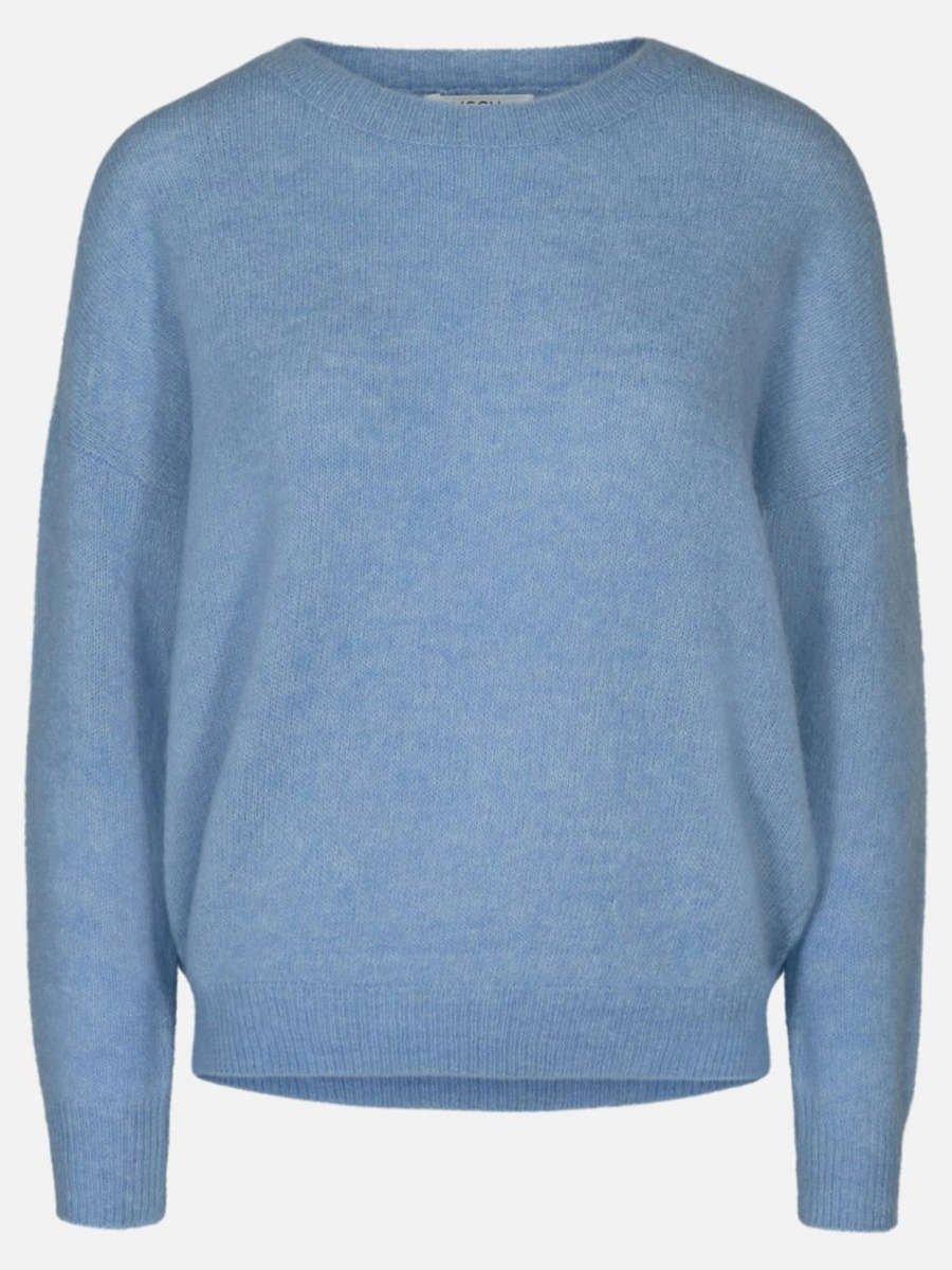MSCH Copenhagen Femme Mohair O-Neck Pullover Hydrangea