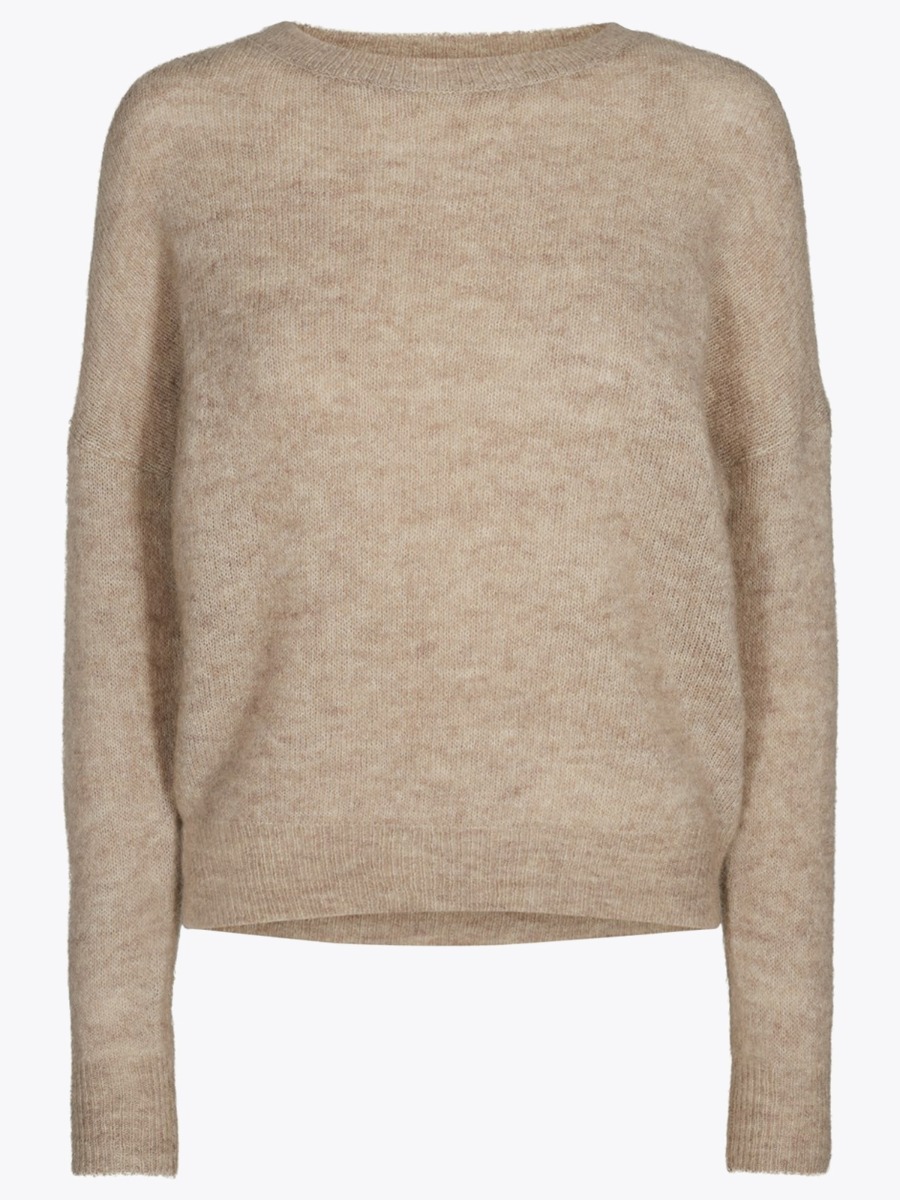 MSCH Copenhagen Femme Mohair O-Neck Pullover Oatmeal