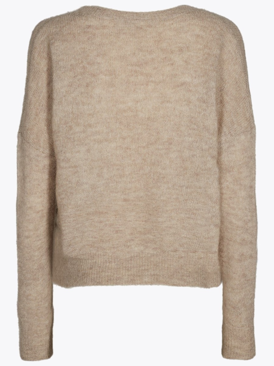 MSCH Copenhagen Femme Mohair O-Neck Pullover Oatmeal
