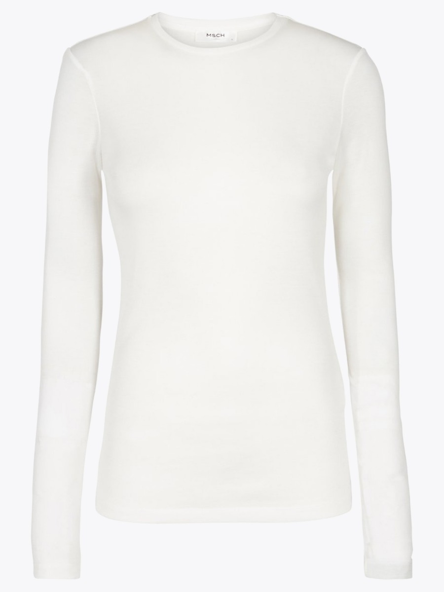 MSCH Copenhagen Mona Lyocell LS Top Bright White