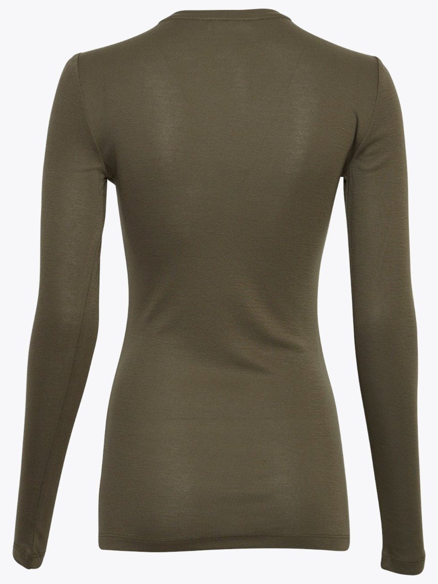 MSCH Copenhagen Mona Lyocell LS Top Grape Leaf